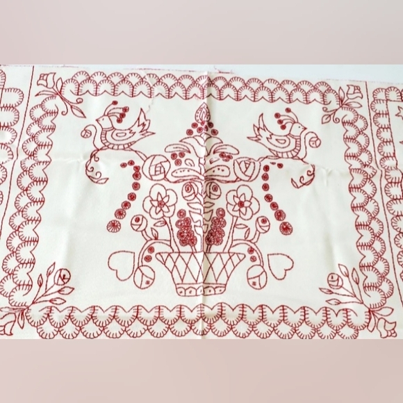 Heartfelt Stitchery by Janet Carija Brandt Moda Fabric 6 Scenes 1 Panel Sewing - Picture 8 of 11